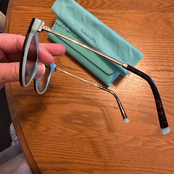 Tiffany & Co. Blue Leather Women's Clutch - Picture 3 of 4